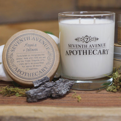 Magnolia + Oakmoss - Signature Glass Candle