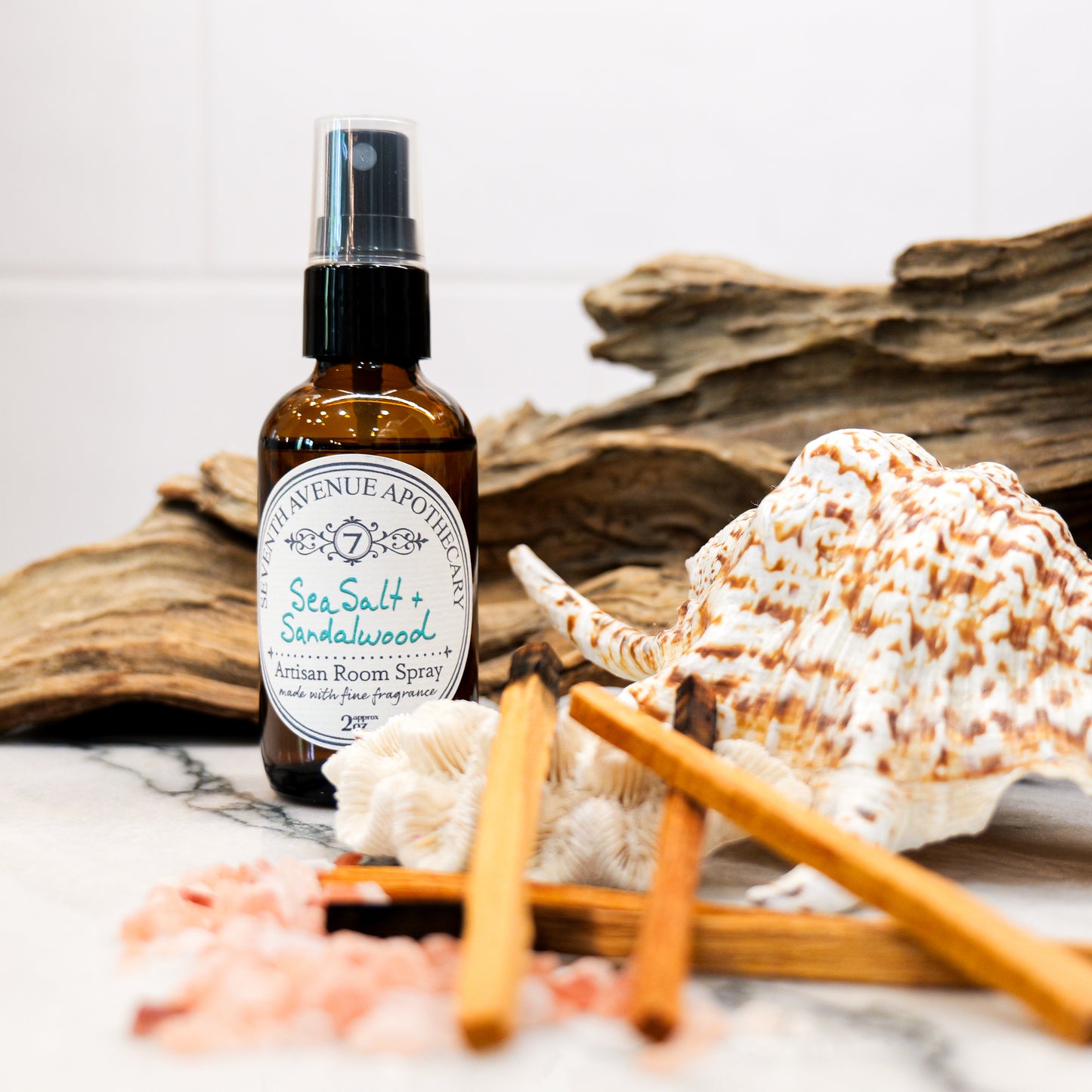 Sea Salt + Sandalwood Artisan Fragrance Room Spray