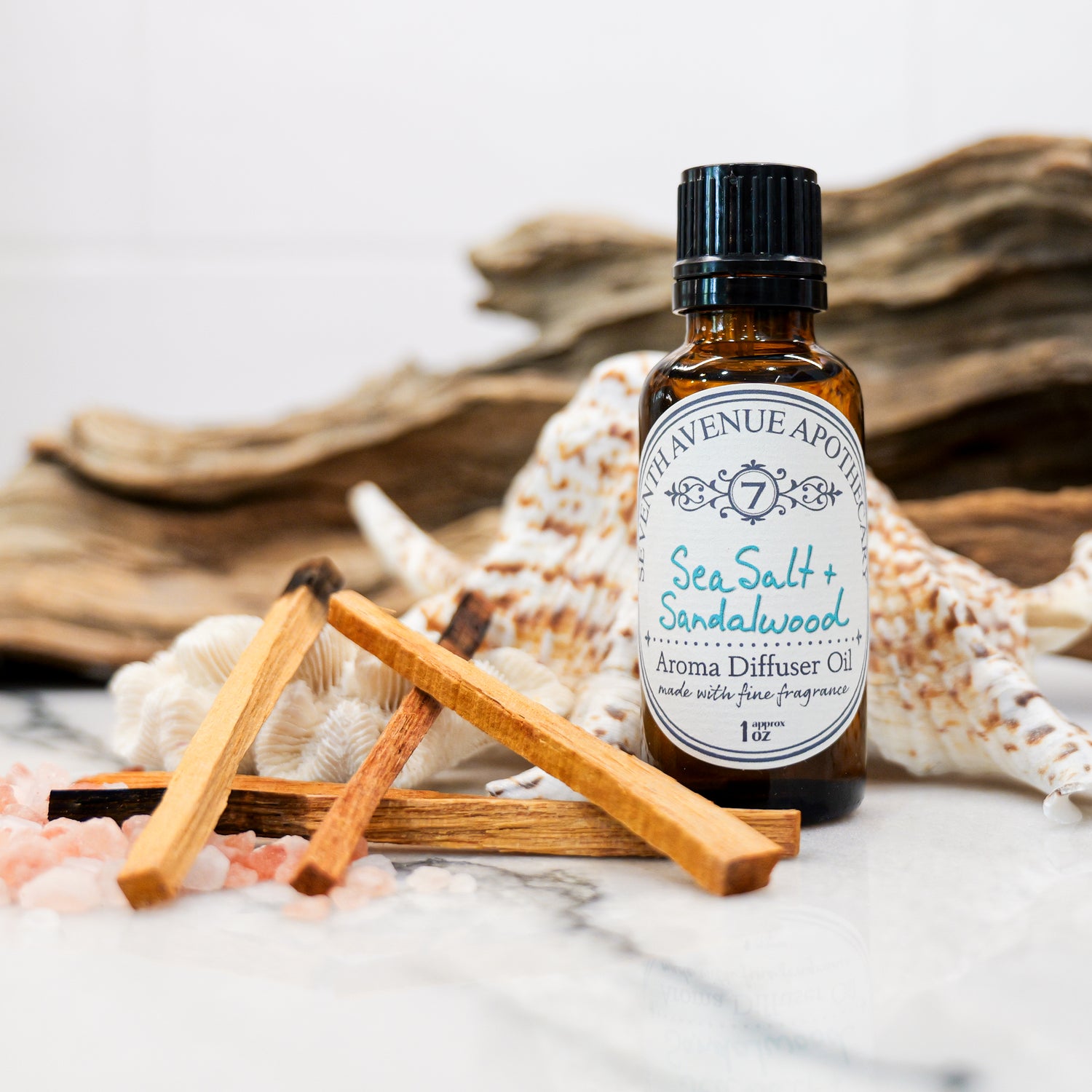 Sea Salt + Sandalwood - Aroma Diffuser Oil