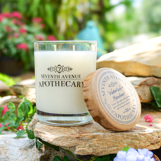 Waterleaf + Meadow Soy Wax Candle - Signature Glass