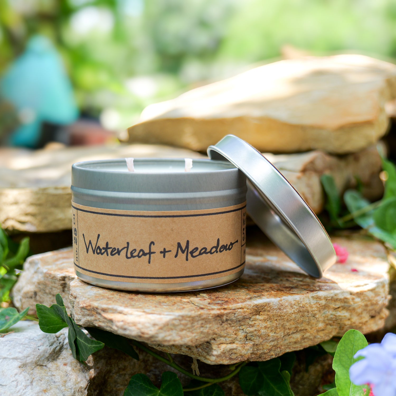 Waterleaf + Meadow - Travel Tin Candle