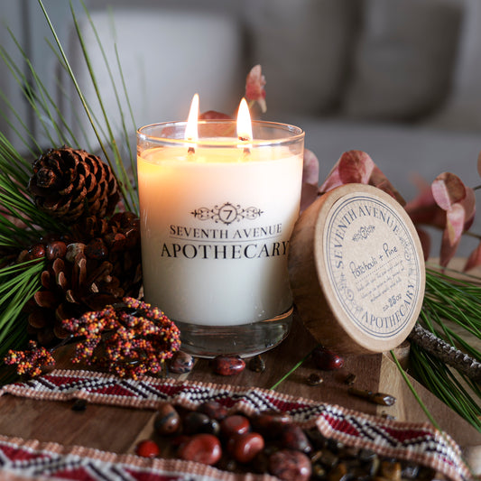 Patchouli + Pine - Signature Glass Candle