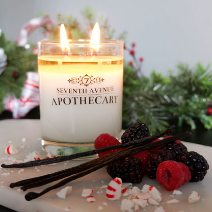 Peppermint + Wildberry - Signature Glass Candle