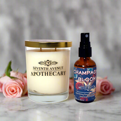 Champagne Bloom - Candle & Room Spray Gift Set