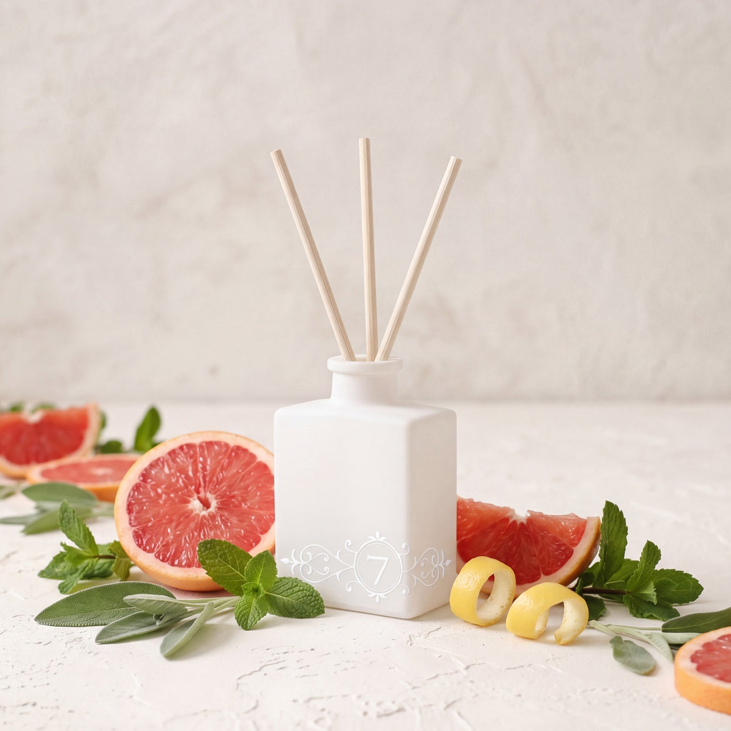 Minted Grapefruit + Sage - Reed Diffuser