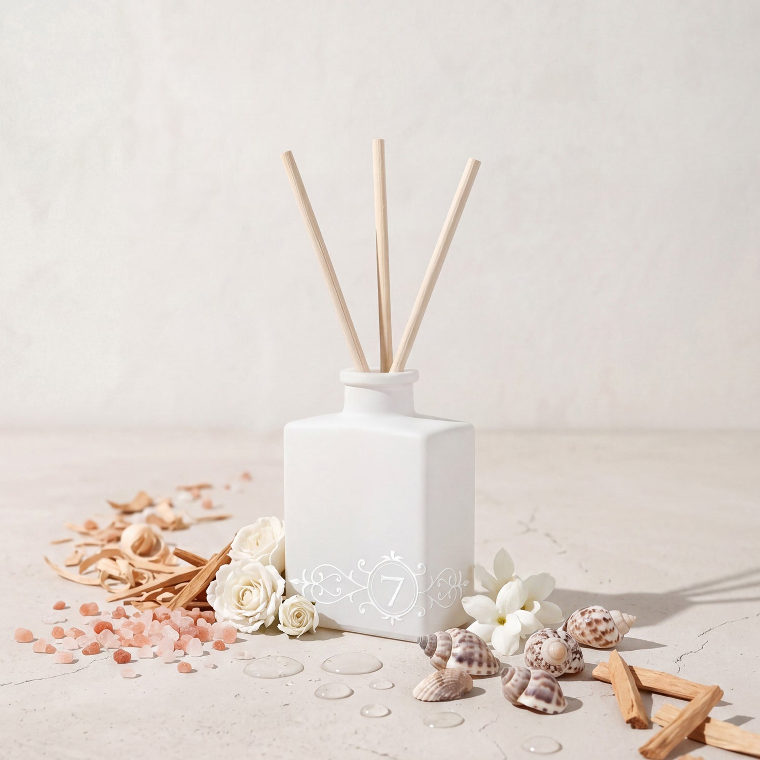Sea Salt + Sandalwood - Reed Diffuser