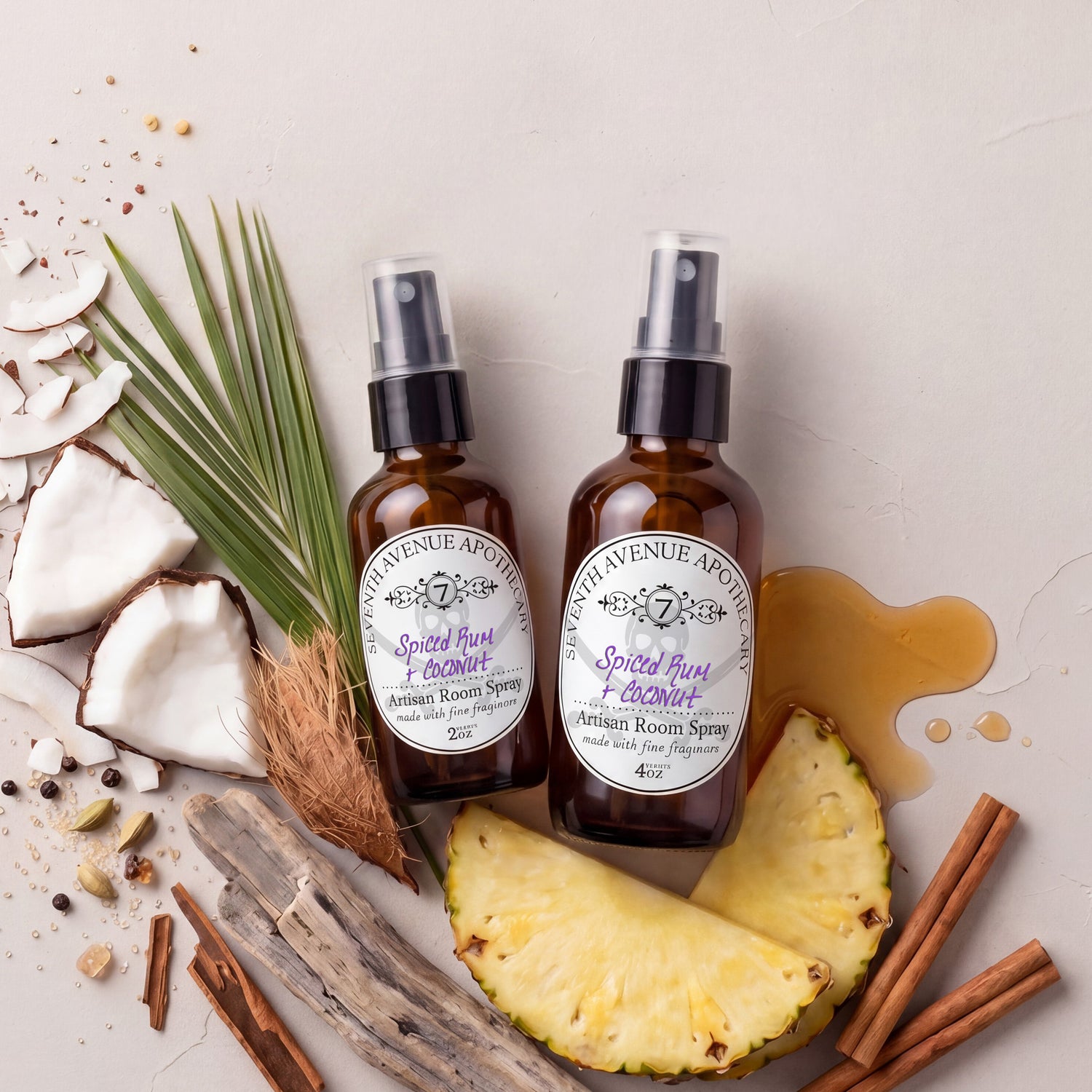 Spiced Rum + Coconut - Artisan Room Spray