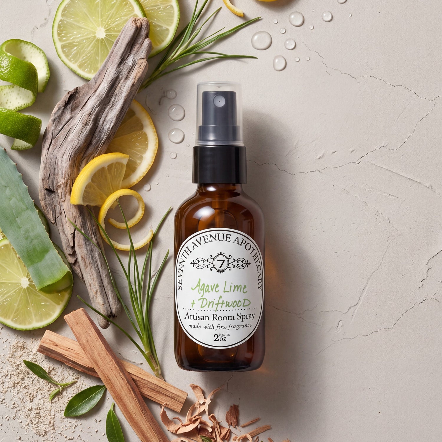 Agave Lime + Driftwood - Artisan Room Spray