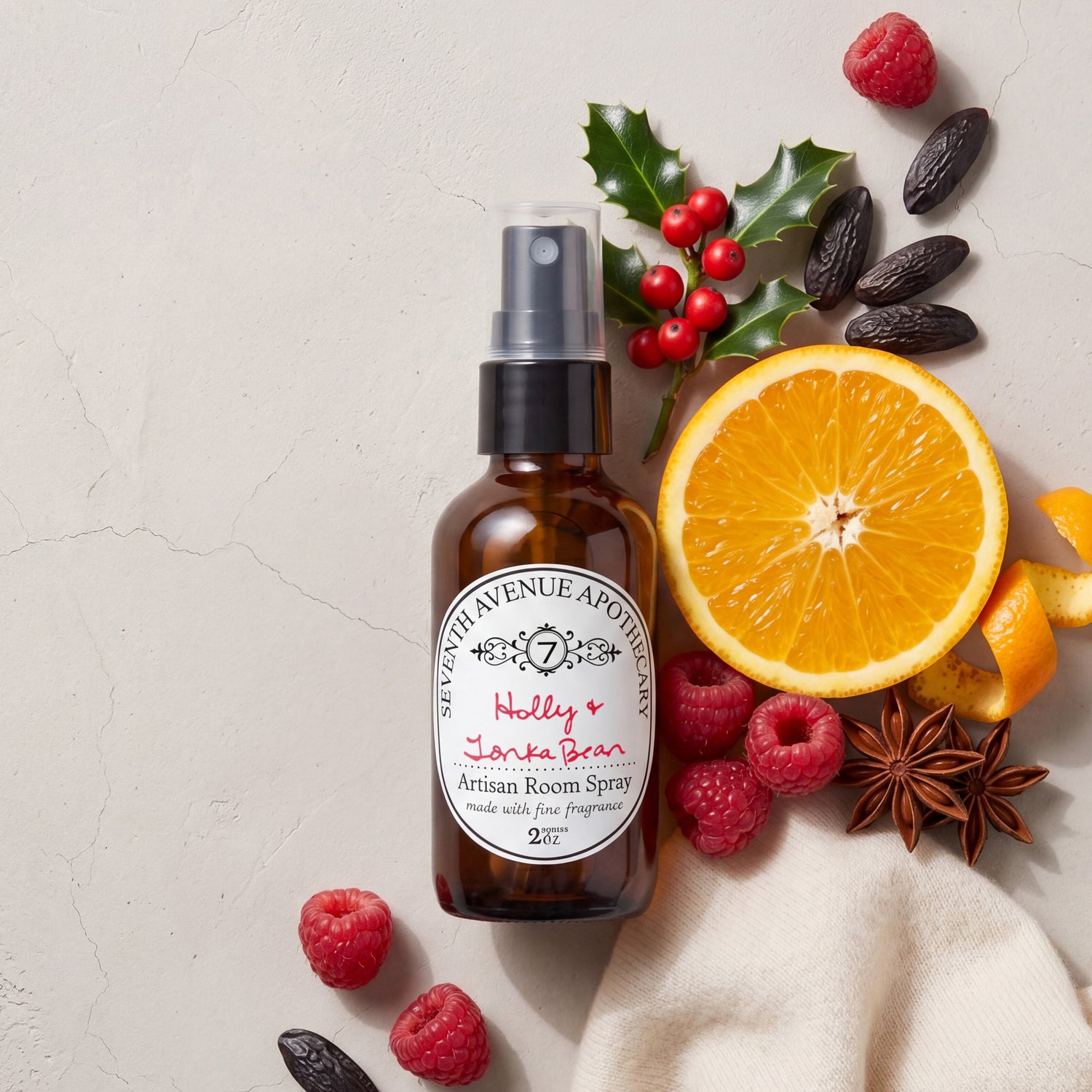 Holly + Tonka Bean - Artisan Room Spray