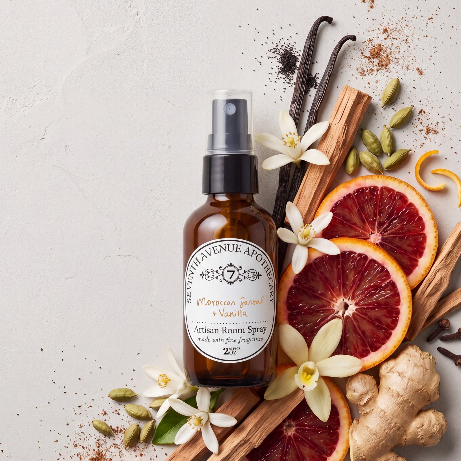 Moroccan Santal + Vanilla - Artisan Room Spray