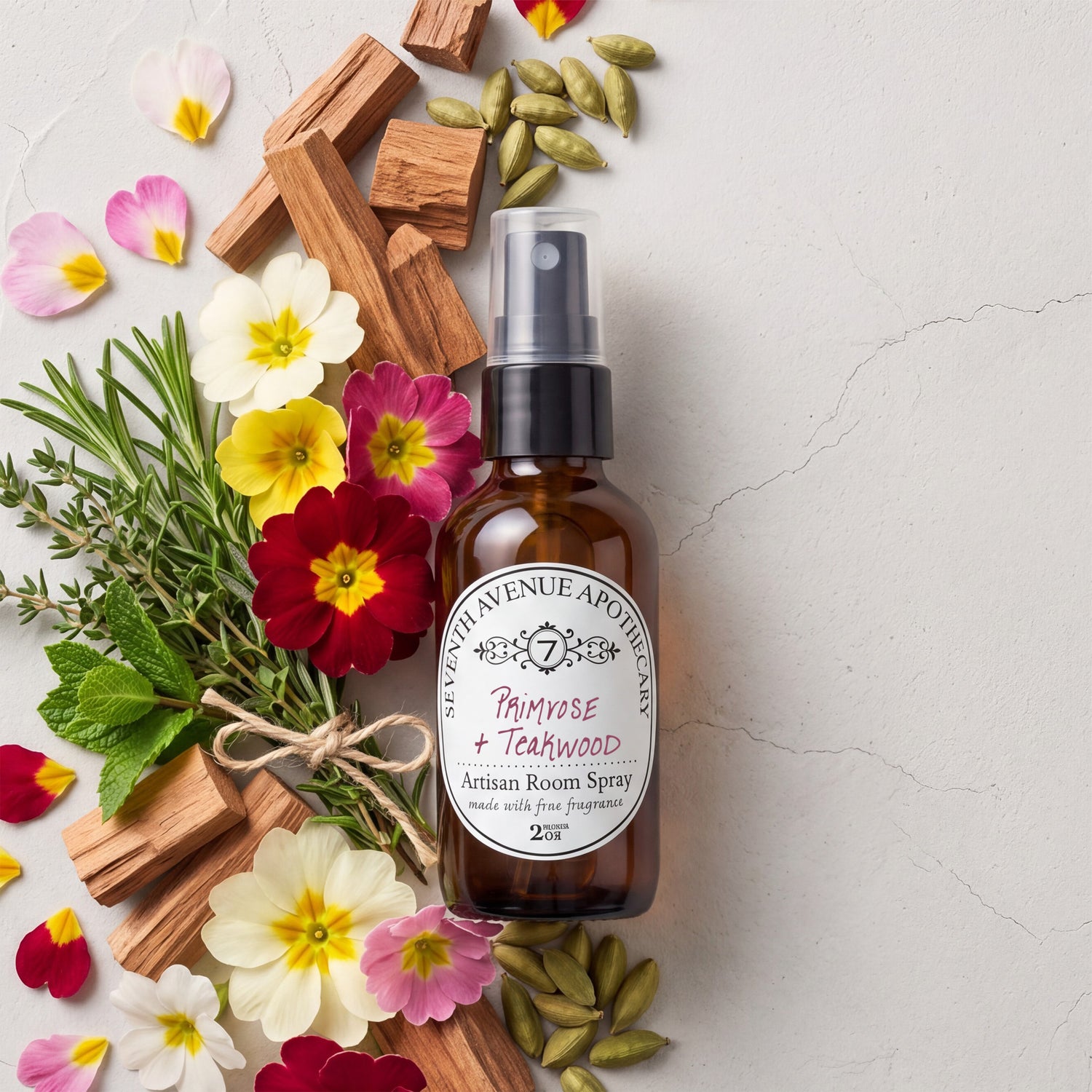 Primrose + Teakwood - Artisan Room Spray
