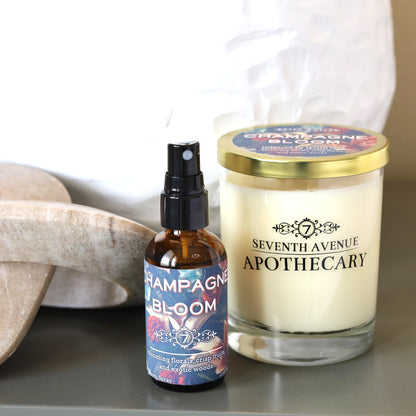 Champagne Bloom - Candle & Room Spray Gift Set