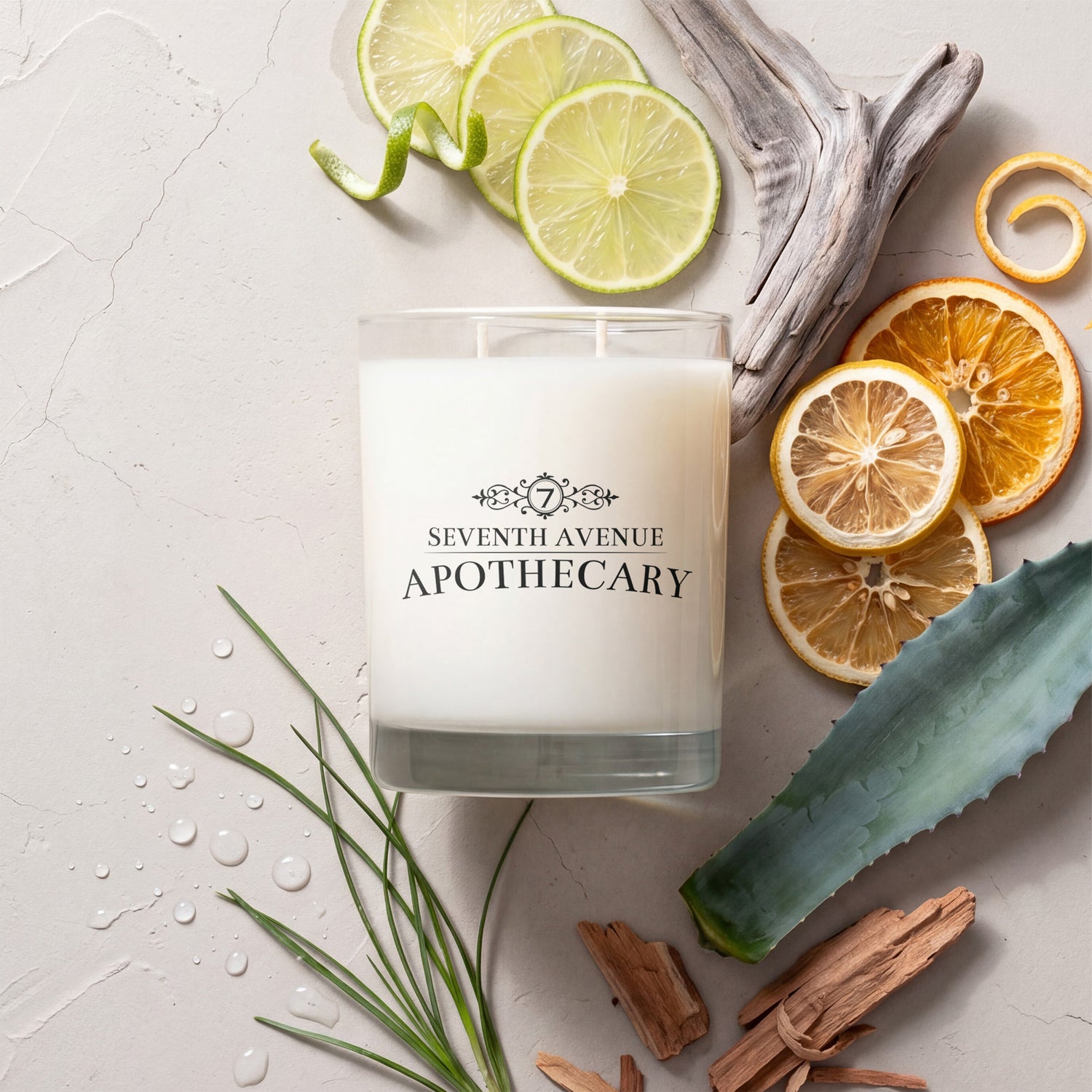 Agave Lime + Driftwood - Signature Glass Candle