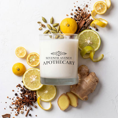 Candied Cardamom + Ginger Citron - Signature Glass Candle