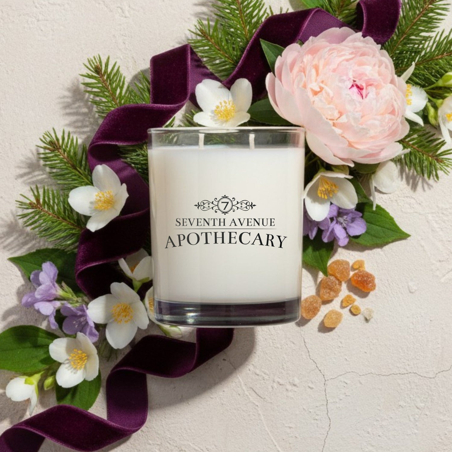 Fir Needle + Velvet - Signature Glass Candle