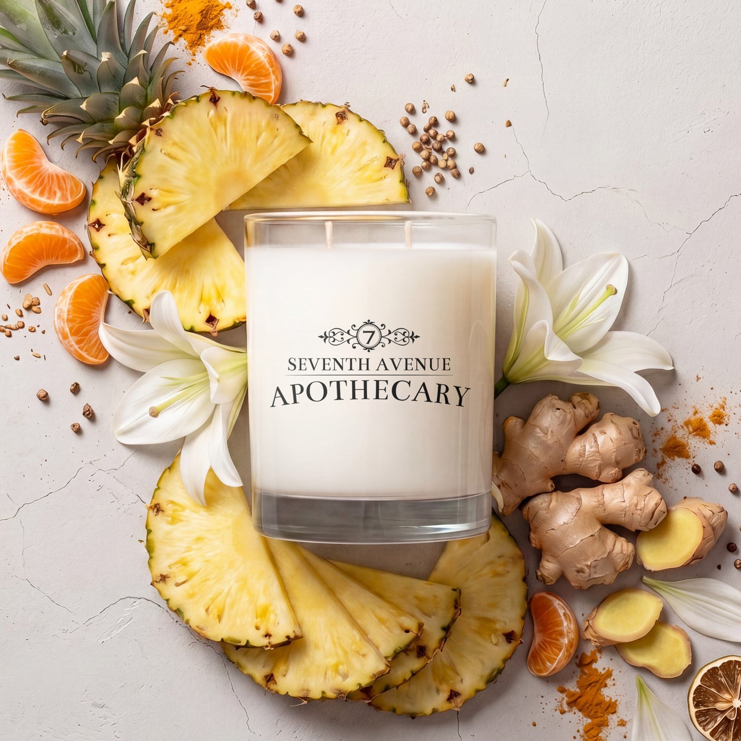 Pineapple + Ginger - Signature Glass Candle