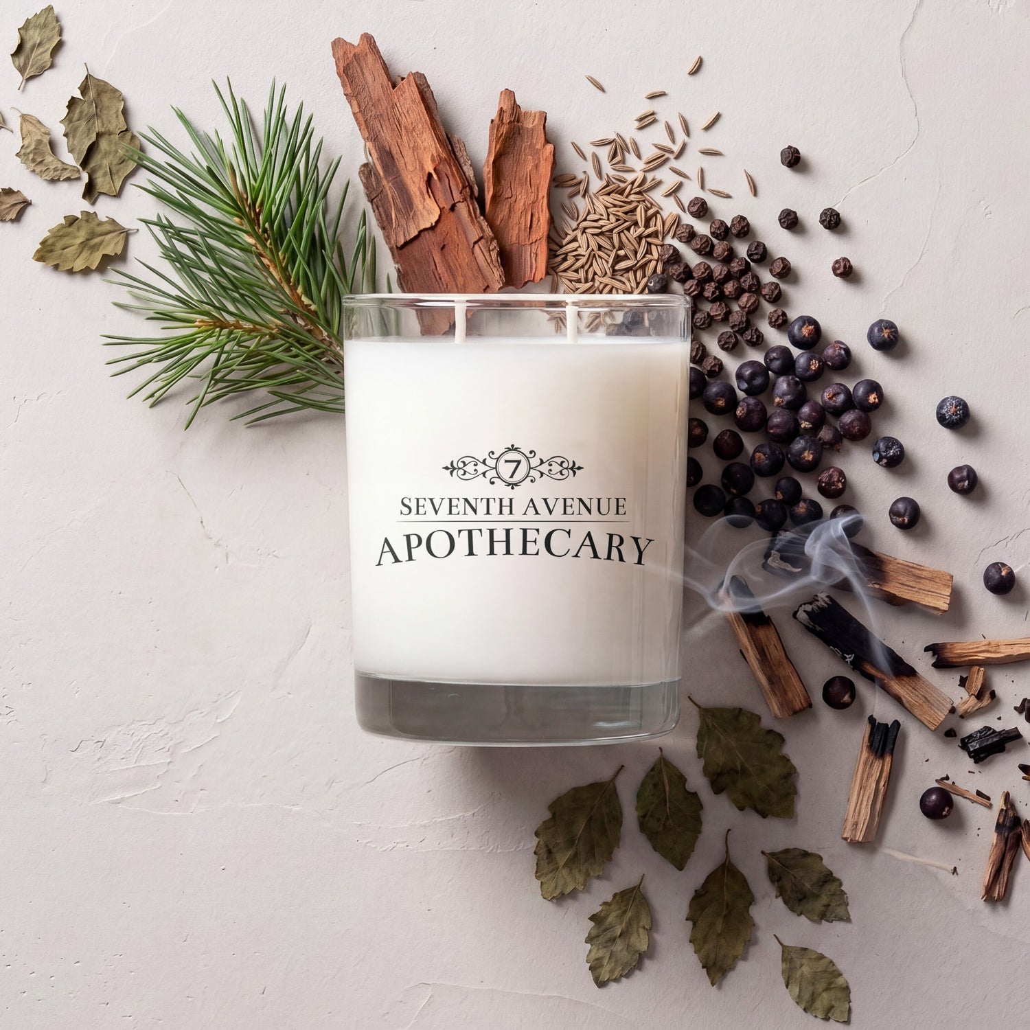 Patchouli + Pine - Signature Glass Candle