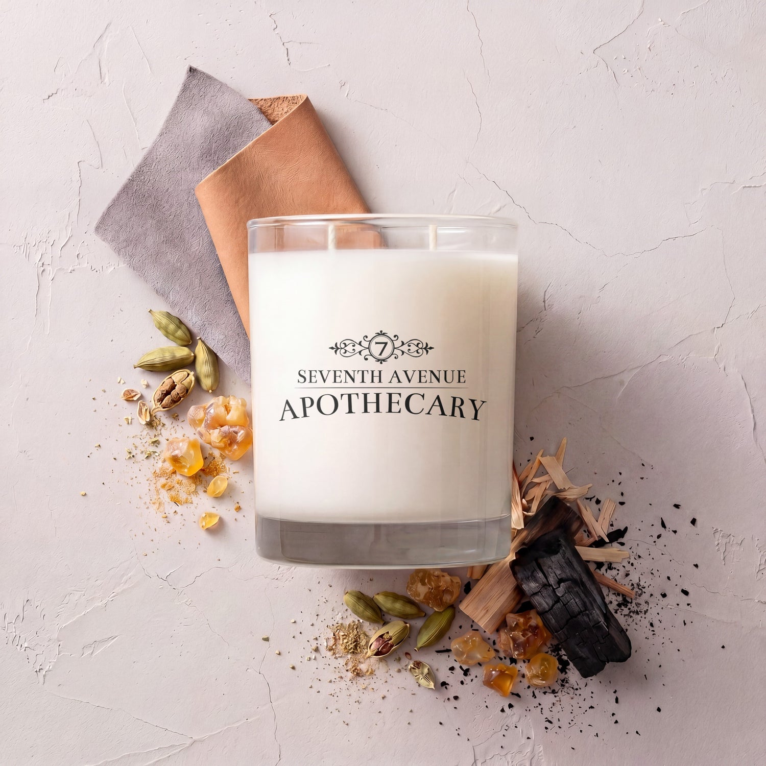 Smoky Suede - Signature Glass Candle