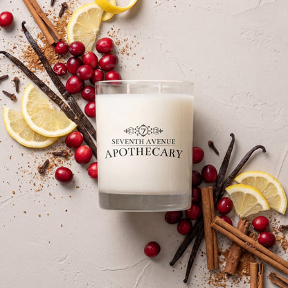 Tart Cranberry + Vanilla - Signature Glass Candle