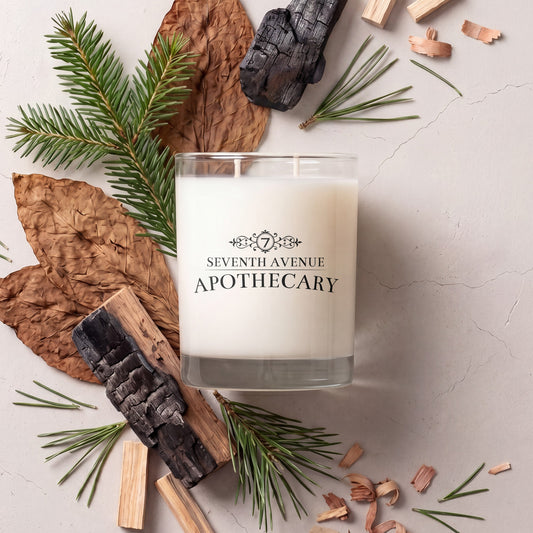 Tobacco + Fireside - Signature Glass Candle