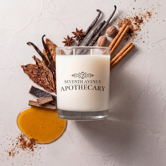 Tobacco + Vanilla Bourbon - Signature Glass Candle