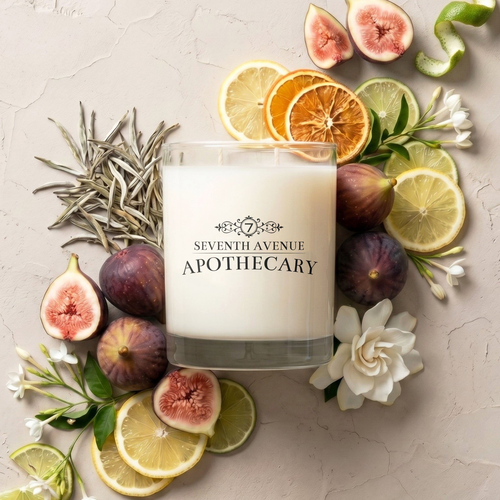 White Tea + Fig - Signature Glass Candle