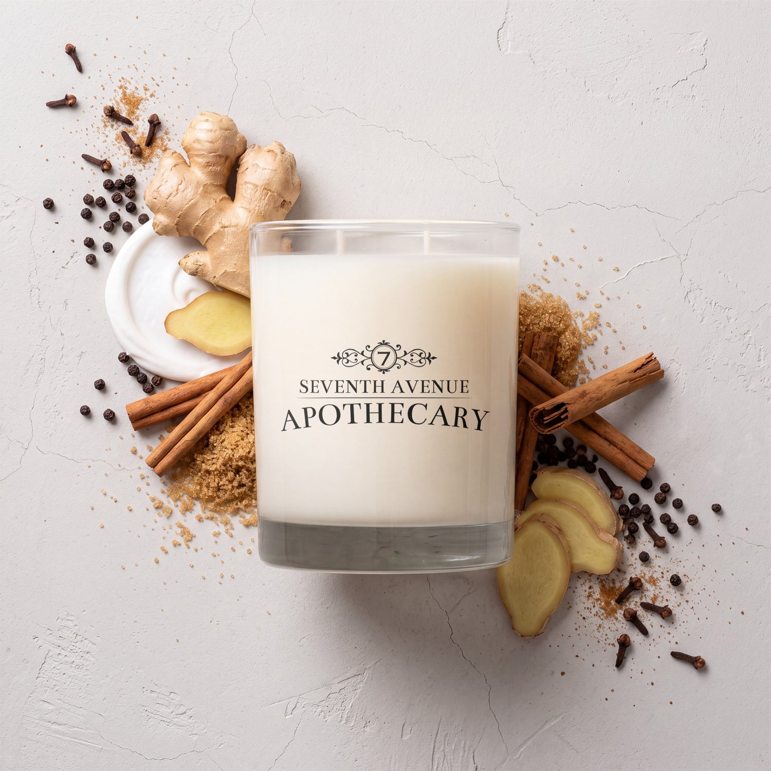 Gingersnap + Royal Icing - Signature Glass Candle