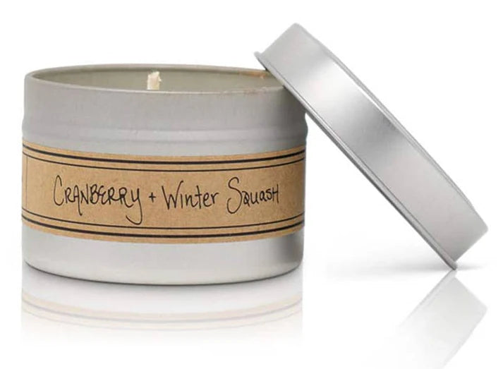 Cinnamon Whiskey + Spruce - Travel Tin Candle