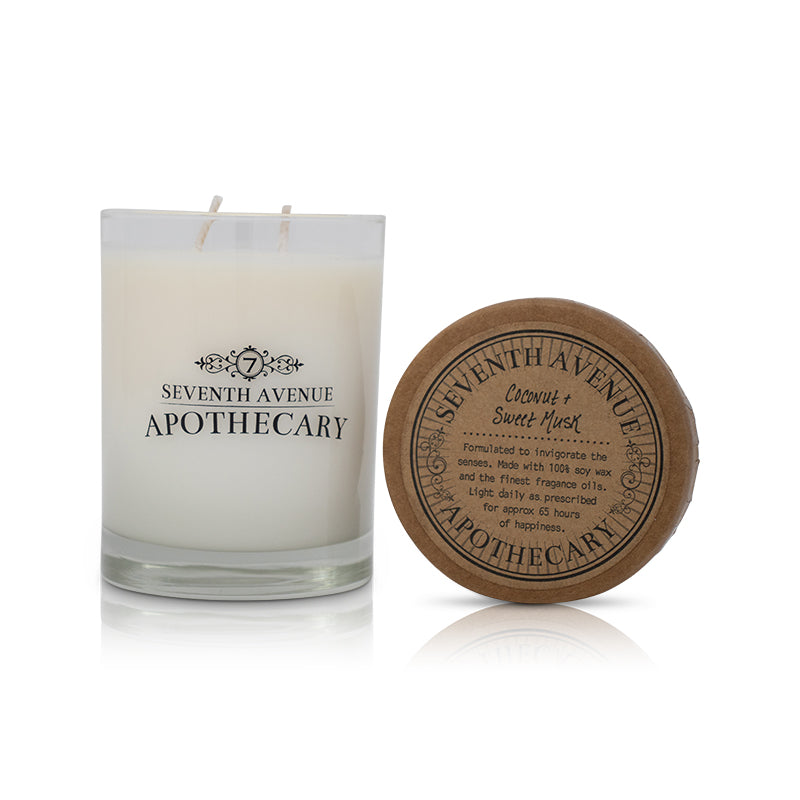 Coconut + Sweet Musk - Signature Glass Candle