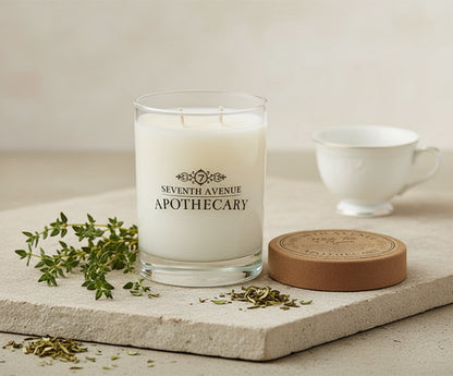 White Tea + Thyme - Signature Glass Candle