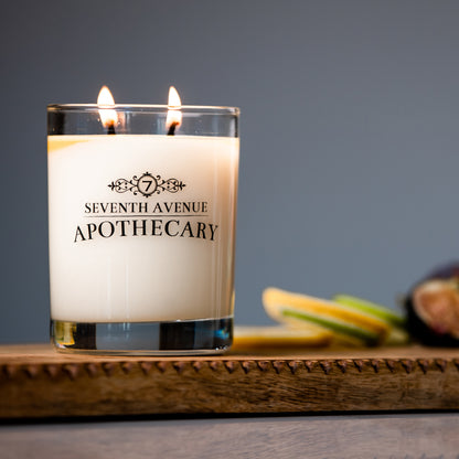 White Tea + Fig Soy Wax Candle - Signature Glass