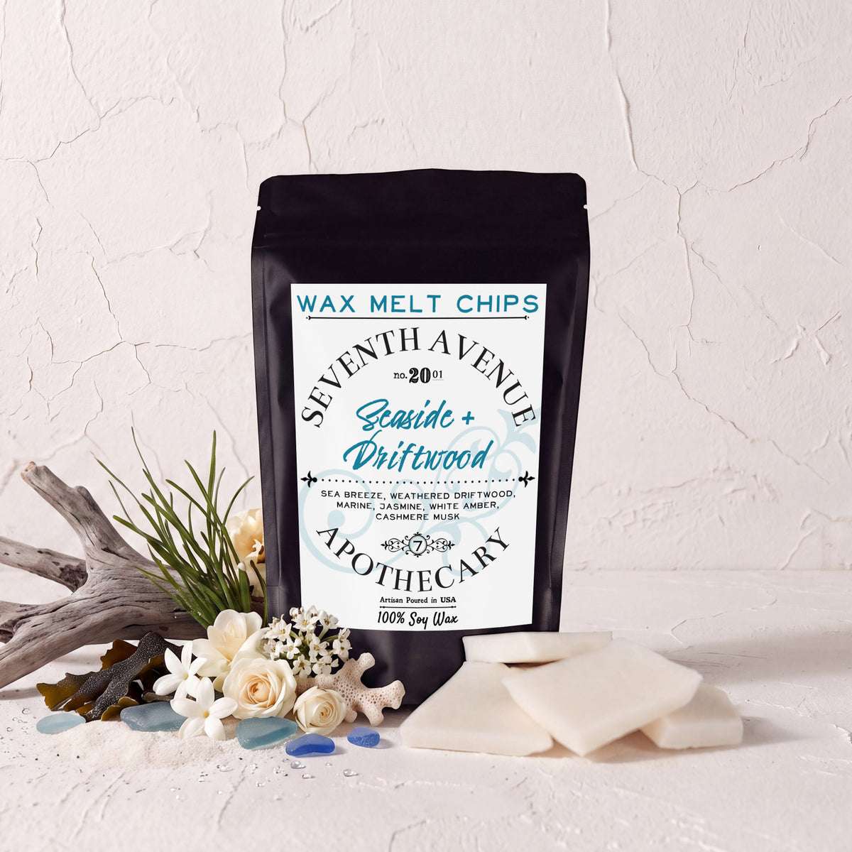 Seaside + Driftwood - Wax Melt Chips