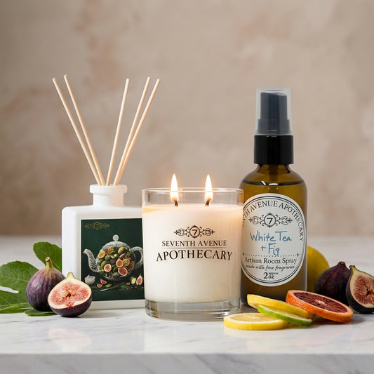 White Tea + Fig Luxury Home Fragrance Gift Set
