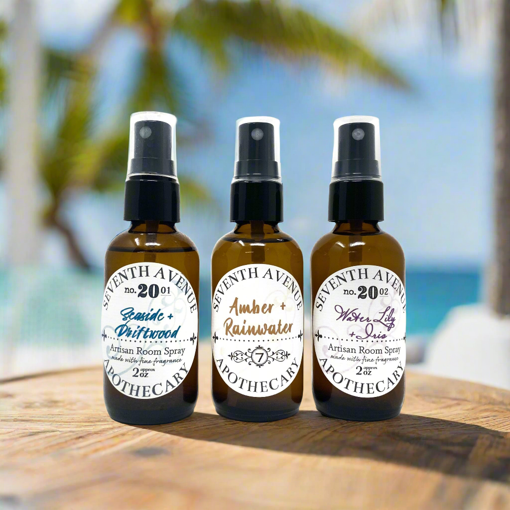 Set of 3 Summer Artisan Fragrance Room Sprays