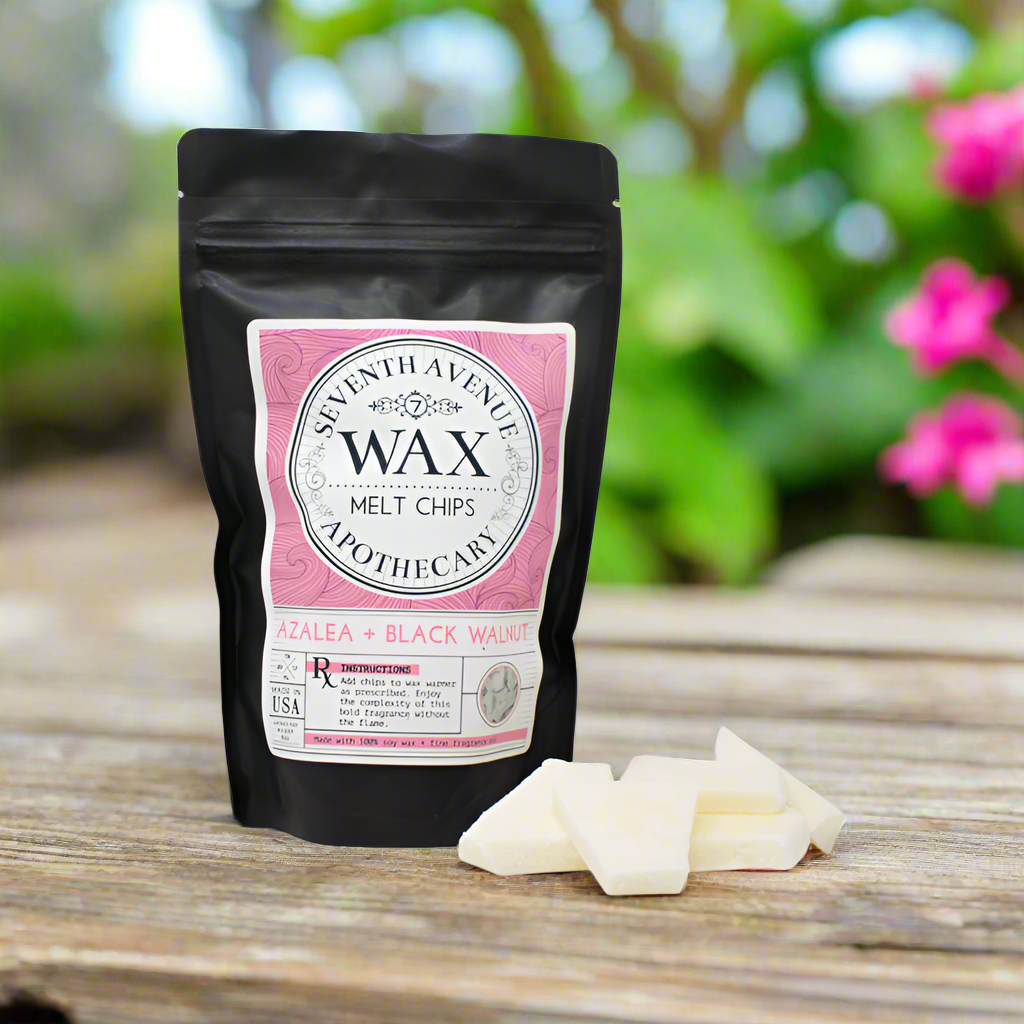 Azalea + Black Walnut - Wax Melt Chips – Seventh Avenue Apothecary