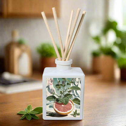 Minted Grapefruit + Sage - Reed Diffuser