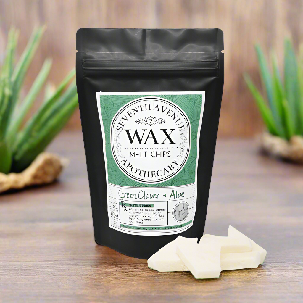 Green Clover + Aloe Wax Melt Chips