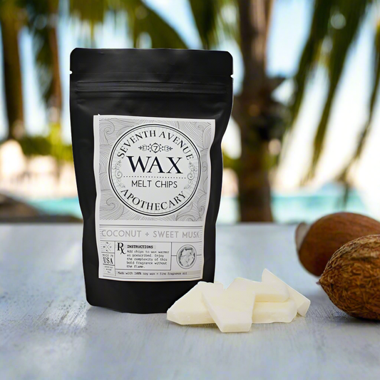 Coconut + Sweet Musk Wax Melt Chips