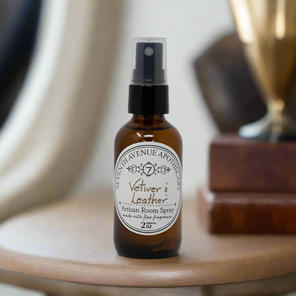 Vetiver + Leather Artisan Fragrance Room Spray