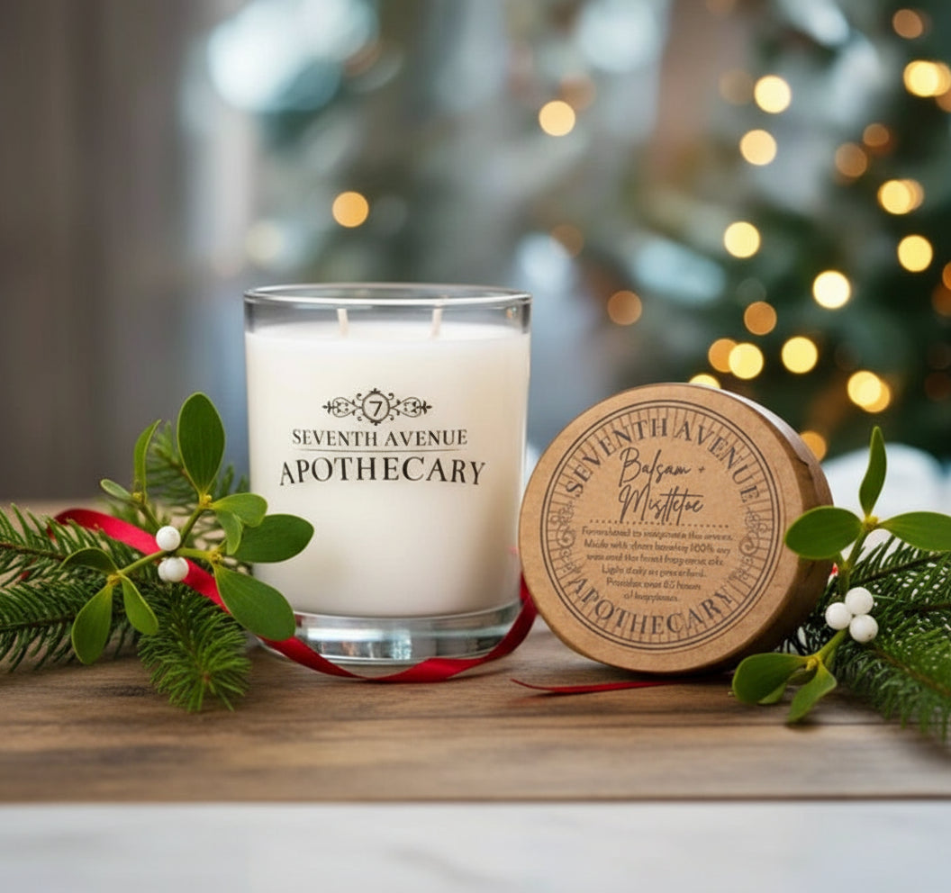 Balsam + Mistletoe - Signature Glass Candle