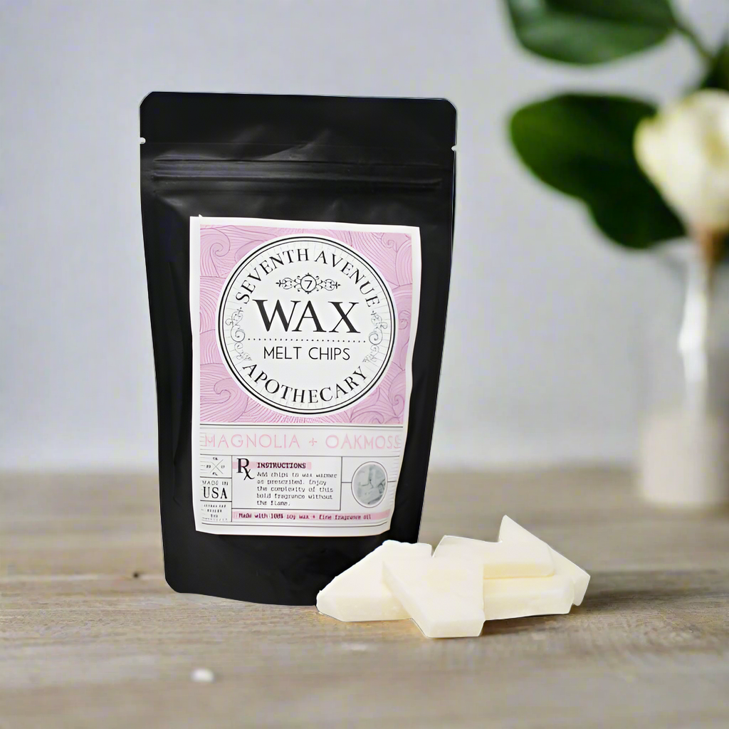 Magnolia + Oakmoss Wax Melt Chips