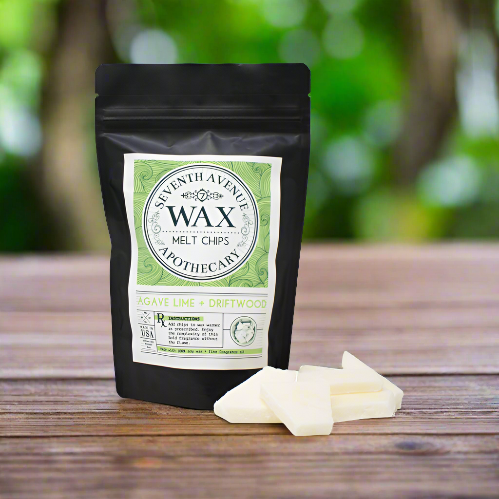 Agave Lime + Driftwood Wax Melt Chips