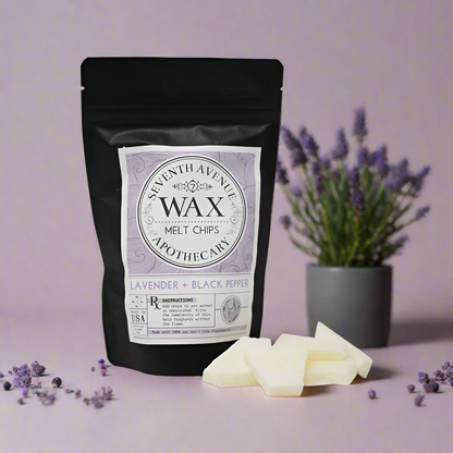 Lavender + Black Pepper Wax Melt Chips