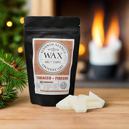 Tobacco + Fireside Wax Melt Chips