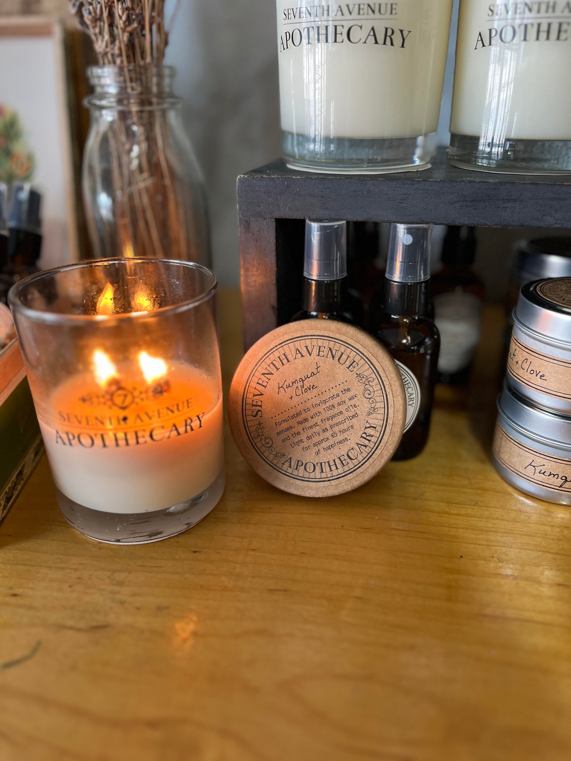 Seventh Avenue Apothecary Primrose + Teakwood Soy Wax Candle