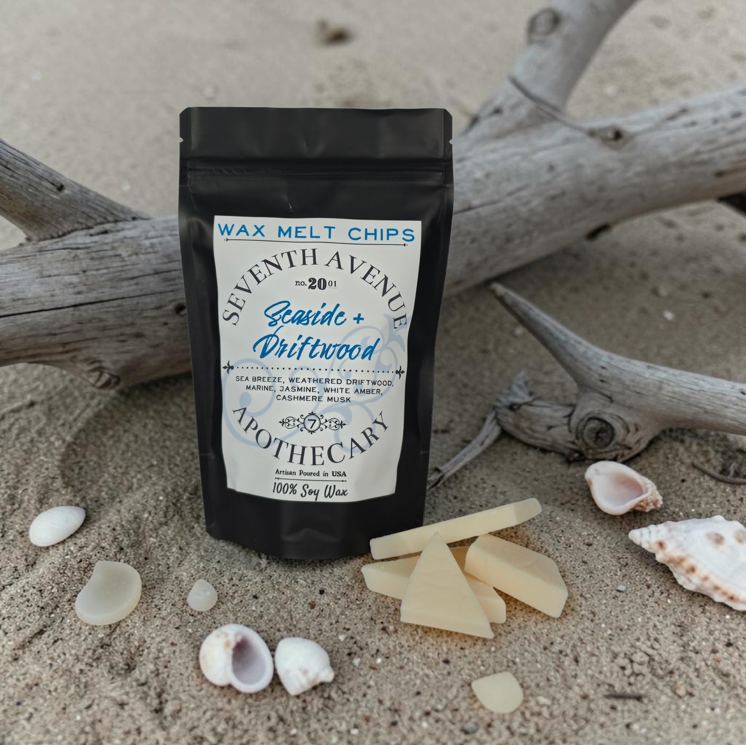 Seaside + Driftwood - Wax Melt Chips