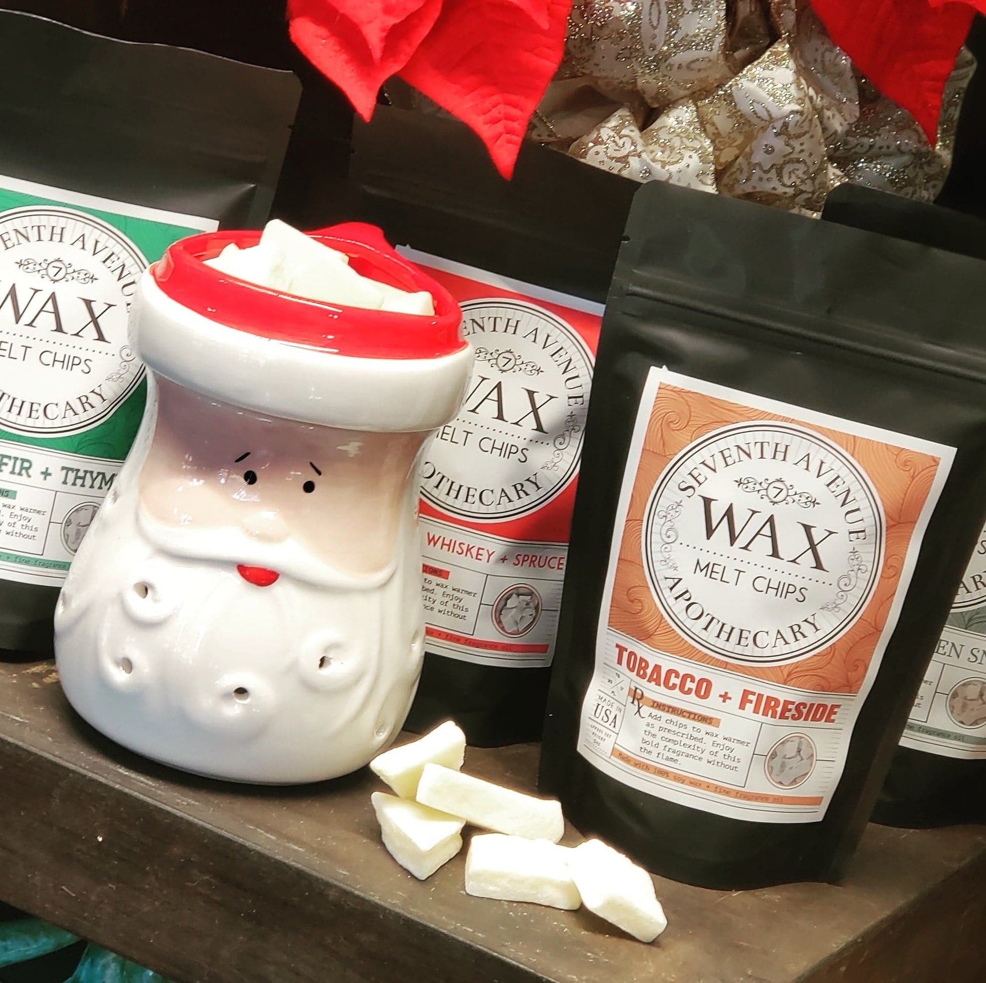 Christmas Wax Melts, Christmas Wax Melt Gift Box, Flamin Candle