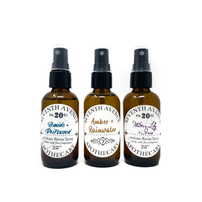 Set of 3 Summer Artisan Fragrance Room Sprays