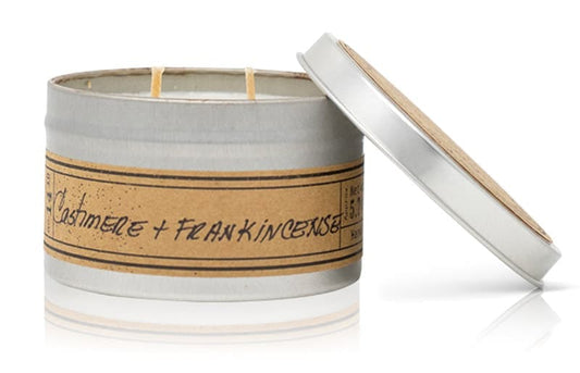 Cashmere + Frankincense Soy Wax Candle - Travel Tin