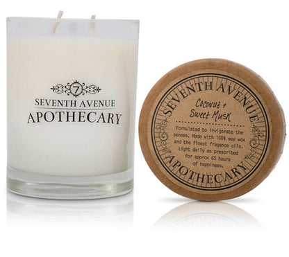Coconut + Sweet Musk - Signature Glass Candle